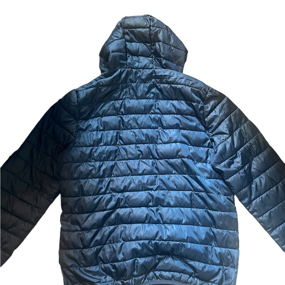 Jackson Hole Outerwear Mens Navy Blue Hooded Puffer Jacket Large RN 113593 - Picture 2 of 4